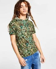 Camiseta con estampado de serpiente para hombre