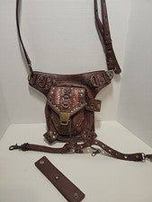 Bolso Bandolera Maestro de Acero Gótico Cartera Cinturón Bolso Cintura Motociclista Steampunk Gótico NUEVO