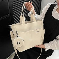 Bolso Bandolera de Hombro de Lona para Mujer Bolso Japonés Mensajero Estudiante 2024 Mano