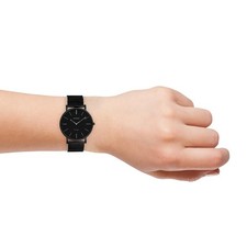 Oozoo Reloj De Pulsera Para Dama Timepieces Analógico De Metal Negro UOC9934A
