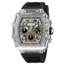 Reloj para hombre Activa Fury x Invicta 44,3 mm esfera esqueleto transparente negro ACW2305-005