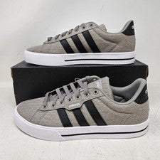 Adidas Daily 3.0 'Dove Gris Negro' Cómodos Zapatos Informales / FW3270 / Para Hombre Talla 10.5