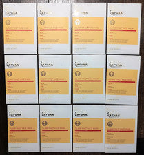 Lote 12 Mascarillas Faciales KARUNA Clarificantes + Paño .95 oz. Cuidado de la piel NUEVO antibacteriano