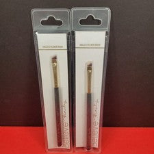 Cepillo delineador de ojos en ángulo Believe Beauty 5 3/4 pulgadas maquillaje NUEVO PAQUETE DE 2