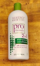CHAMPÚ Y ACONDICIONADOR SILKIENCE HAIR CARE PRO FORMULA 2 en 1 32 Fl. OZ.
