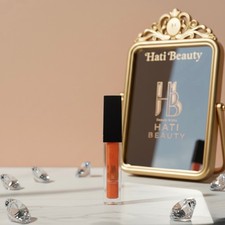 LED + Espejo Hati Belleza Tono Darling Brillo Labial Brillante Hidratante Brillante Maquillaje