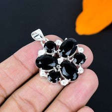 Colgante de joyería de plata esterlina 925 hecho a mano de piedras preciosas ...