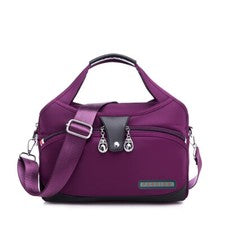 Bolso de hombro mensajero portátil de tela Oxford versátil para mujer de moda ocio