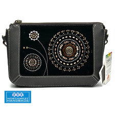 STARBURST DESLUMBRANTE BOLSA CREMALLERA BANDOLERA DESMONTABLE TARJETERO CHALA RFID