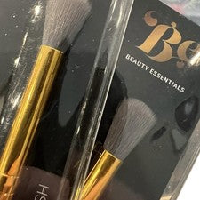Cepillo de maquillaje Beauty Essentials 2 piezas pliegue de ojos sombra de ojos color mármol mango