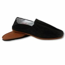 Zapatos sin cordones Easy USA para hombre de lona Kung Fu/Tai Chi-Suela de goma-Negro-Multi. Tallas