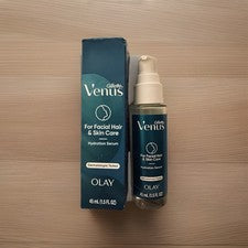 Nuevo suero hidratante Venus Okay cuidado facial del cabello y la piel Gillette 1,5 fl oz nuevo en caja
