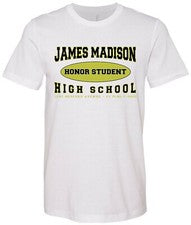 Camisetas de colección Brooklyn James Madison High School Honor Student
