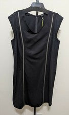 Vestido negro Lane Bryant 6th Lane Plus para mujer funda elástica con cremallera talla 20