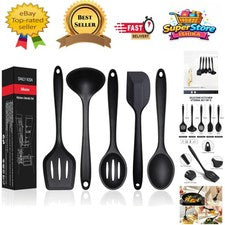 Versátiles utensilios de cocina resistentes al calor - Juego de 5 piezas de silicona para todas las necesidades