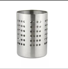 Soporte de utensilios redondo de acero inoxidable Apollo solución de almacenamiento de cocina hogar 13 cm