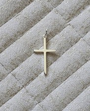 Colgante cruz plata de ley 925