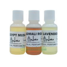 SET 3 botellas de aceites corporales de perfume aromático religioso premium de 5 oz