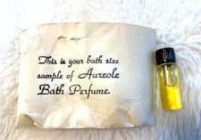 MINI PERFUME DE BAÑO AUREOLE TAMAÑO MUESTRA de colección raro