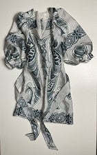 SAMSØE SAMSØE Henrietta Aop 11244, porcelana, vestido, talla XS, nuevo, precio original 179 €
