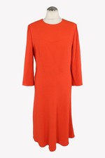 Vestido mujer Deni Cler talla 40 (IT 46) naranja NUEVO vestido línea A