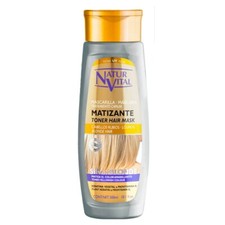 Mascarilla tónica rubia Natur Vital con queratina vegetal + vitamina B5 300 ml