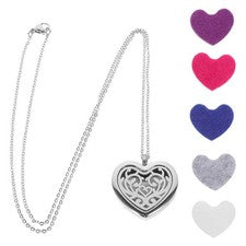 Stylish Heart-shaped Pendant Diffuser Jewelry Aromatherapy Perfume