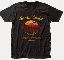 Camiseta de la película de terror de los 80 The Lost Boys Santaa Carla 1987 Boardwalk Cali