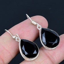 Pendiente de joyería de plata esterlina 925 hecho a mano de piedras...