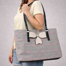"Bolso de mano grande para computadora portátil MOSISO rosa/negro 17,75"" de moda"