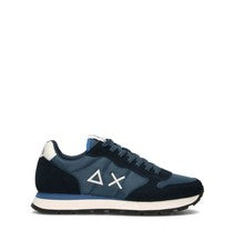 Sun68 Sneakers Uomo Blu Pelle Scamosciata, Tessuto Z36101-07-A126789