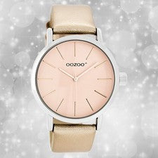 Oozoo Reloj Mujer Junior Mate Oro Rosa Correa Metal Cuarzo Reloj Analógico UOJR278
