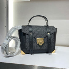 Bandolera Michael Kors Manhattan School Signature negra