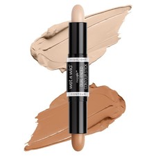 Barra de contorno de doble extremo wet n wild MegaGlo mediana/bronceada, sin crueldad