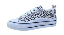 Zapatillas de lona para mujer / Plimsolls con cordones de Urban Jacks