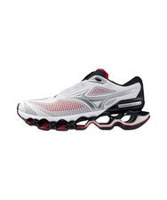 Zapatos Mizuno (Hombre) Wave Prophecy 15-Blanco:Plata:Barbados Cereza J1GC260002