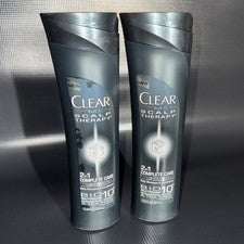 Lote de 2 TERAPIA TRANSPARENTE del cuero cabelludo para hombres 2 en 1 cuidado completo 12,9 OZ cada uno. Stock nuevo, a