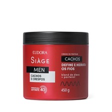Crema Rizadora Brasileña Hombre Siàge 450g – Definición Eudora, Hidratación y