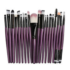 Set brochas maquillaje 20 piezas rostro ojos labios polvo herramientas belleza