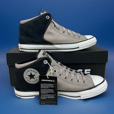 Zapatillas Converse CTAS High Street Mid Top Para Hombre 11.5 Papiro/Negro A14294C NUEVAS