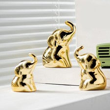 Adornos de animales decoraciones para el hogar para sala de estar elefante estante