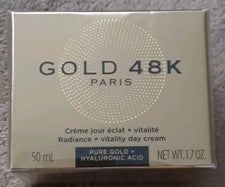 GOLD 48K PARIS Hyaluronic Tagcreme Radiance + crema de día vitaly 50 ml embalaje original NUEVO