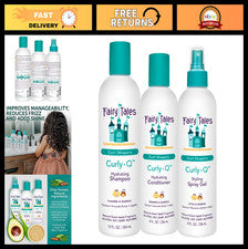 Juego de champú, acondicionador y gel en spray hidratante para niños - Cuidado del cabello rizado, 3