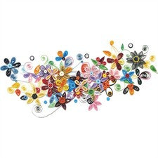 Pegatinas de flores de vinilo decorativas para sala de estar y para paredes de dormitorio