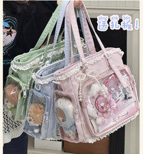 Bolso Ita estilo japonés preppy para niñas Itabag estudiante JK bolso mensajero bolso de hombro