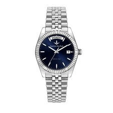 Reloj de Pulsera LUCIEN ROCHAT Bienne Para Mujer Azul Plata 32 MM Cuarzo