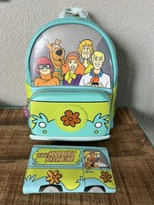 Mini mochila y billetera Loungefly Scooby-Doo Mystery Machine brilla Scooby Doo
