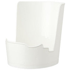 Estante con tapa de olla de estilo japonés soporte para utensilios de cocina estante de almacenamiento de drenaje blanco