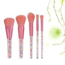 Juego de 5 brochas de maquillaje de belleza sombra de ojos para mujer base