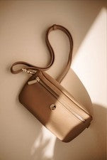 Bolso Cinturón Cuero Católico Costa Oeste 5" X 9" Correa Ajustable Cuero Genuino